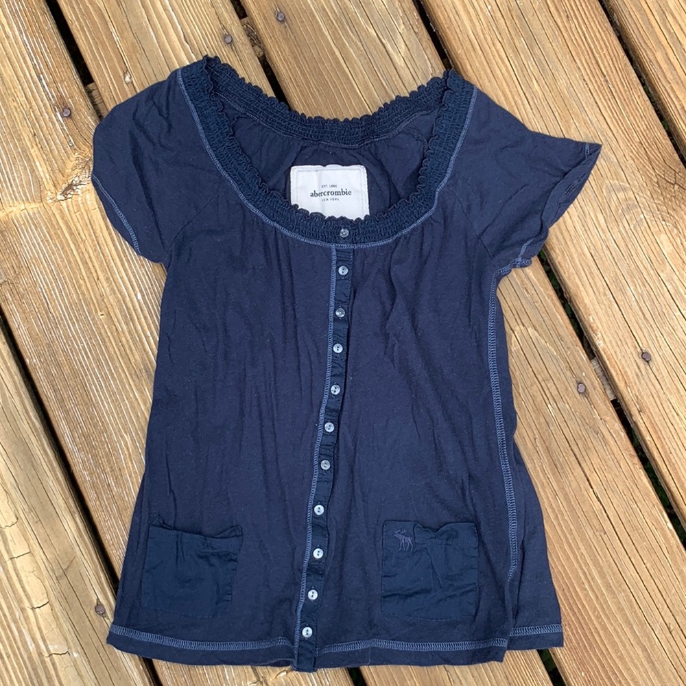 Blue tee
